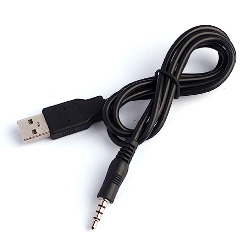 ZIMRIT 3.5mm AUX Audio Jack to USB 2.0 Charge Cable Adapter Cord