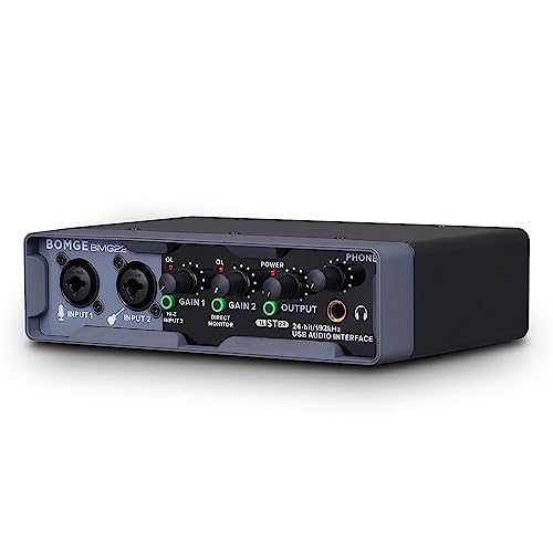 BOMGE USB Audio Interface with Versatile Features and Excellent Sound Quality
