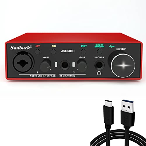 2023 Newest Sunbuck USB Audio Interface