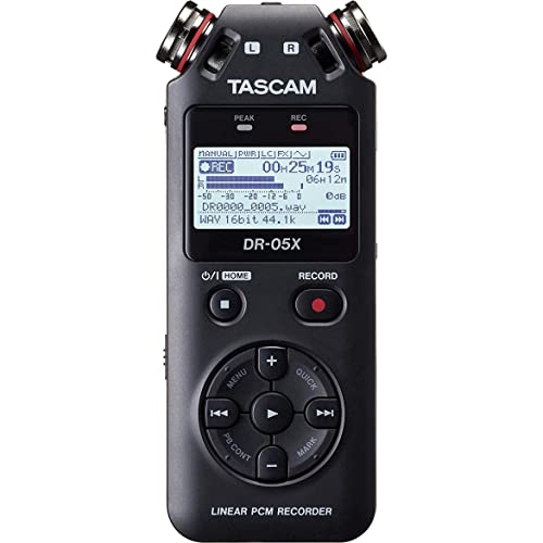 Tascam DR-05X Portable Recorder and USB Audio Interface