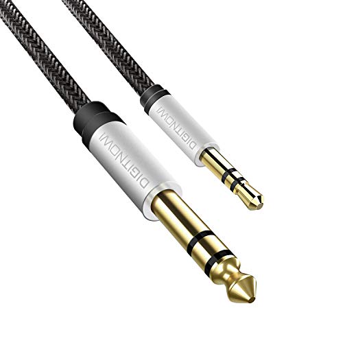 DIGITNOW 6.35mm to 3.5mm Male TRS Stereo Audio Cable, 6.6Ft