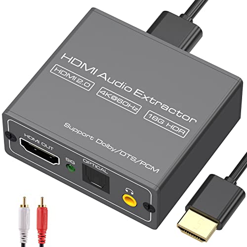 4K HDMI Audio Extractor Splitter Converter