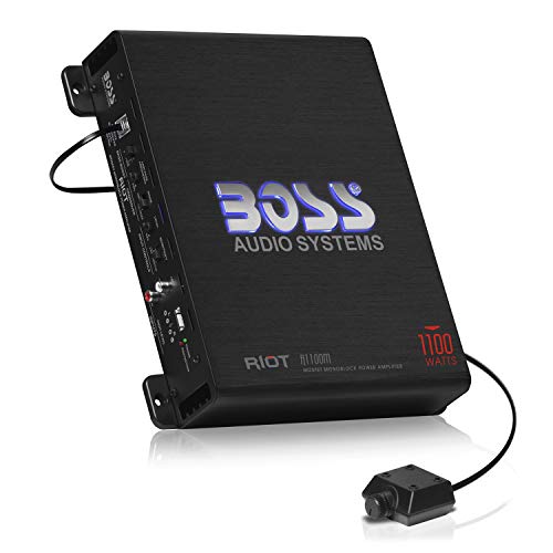 BOSS Audio Systems R1100M Riot Series Car Audio Subwoofer Amplifier