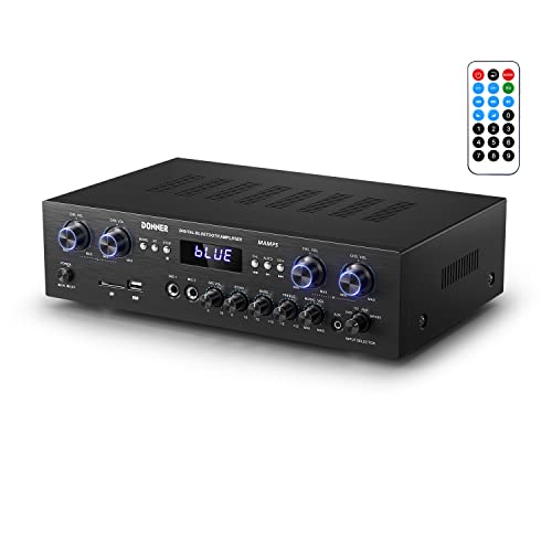 Donner Bluetooth 5.0 Stereo Audio Amplifier Receiver - Enhance Your Audio Experience