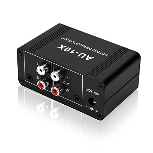 Compact Audio Preamplifier and Headphone Amplifier