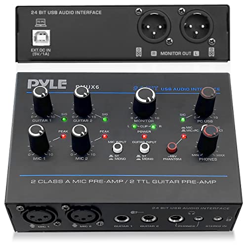 Pyle Professional USB Audio Interface - PMUX6
