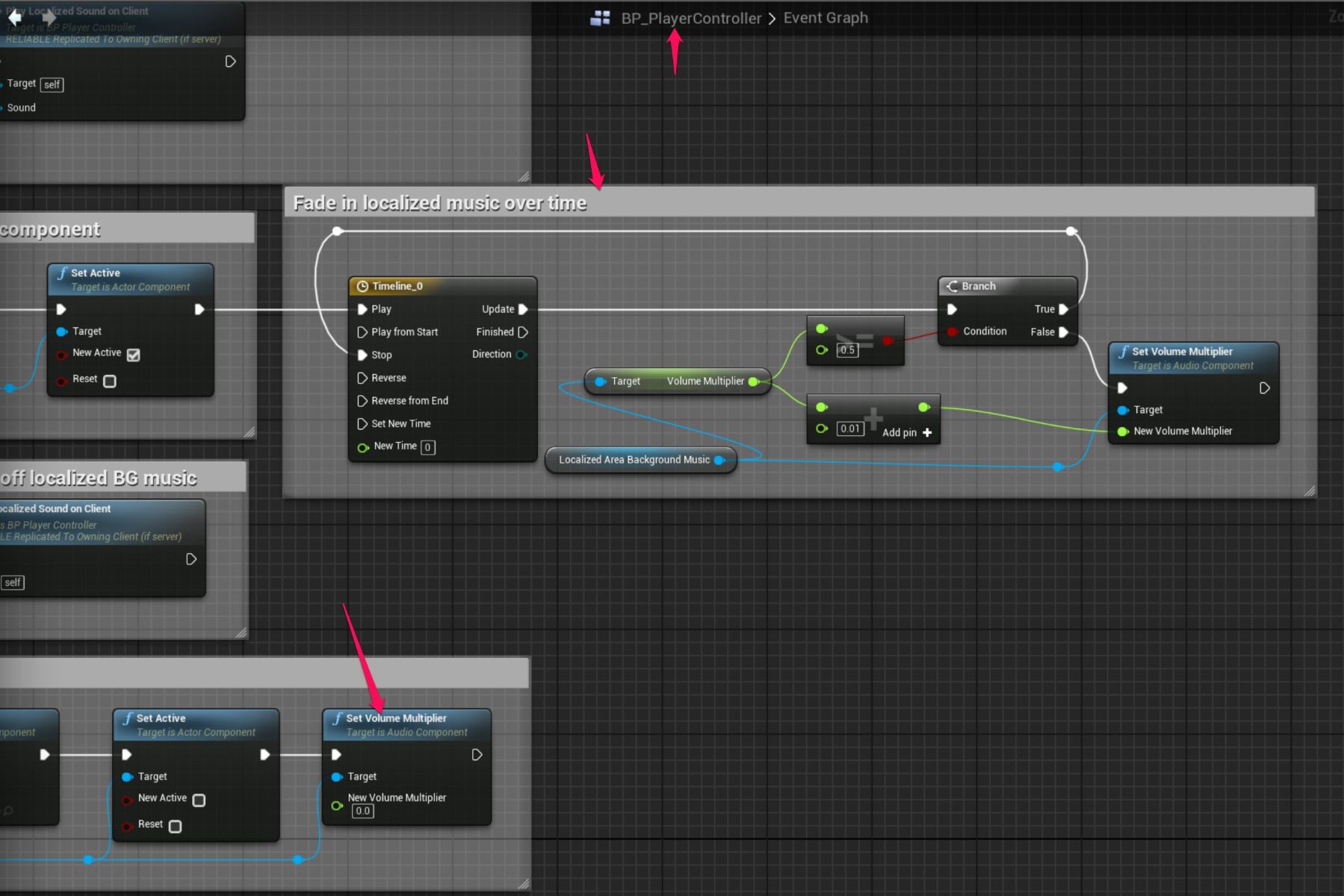 How To Change Background Music From Blueprint Ue4