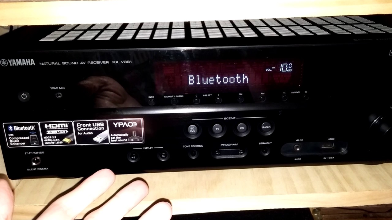 How To Connect Bluetooth To Yamaha Receiver Rx-V381
