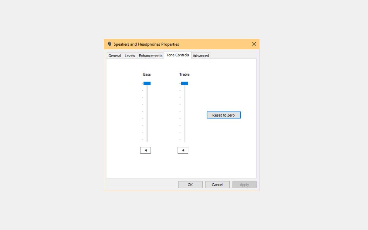 How To Adjust Bass And Treble In Win 7