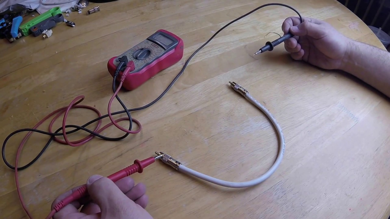 How To Check Audio Cable With Multimeter