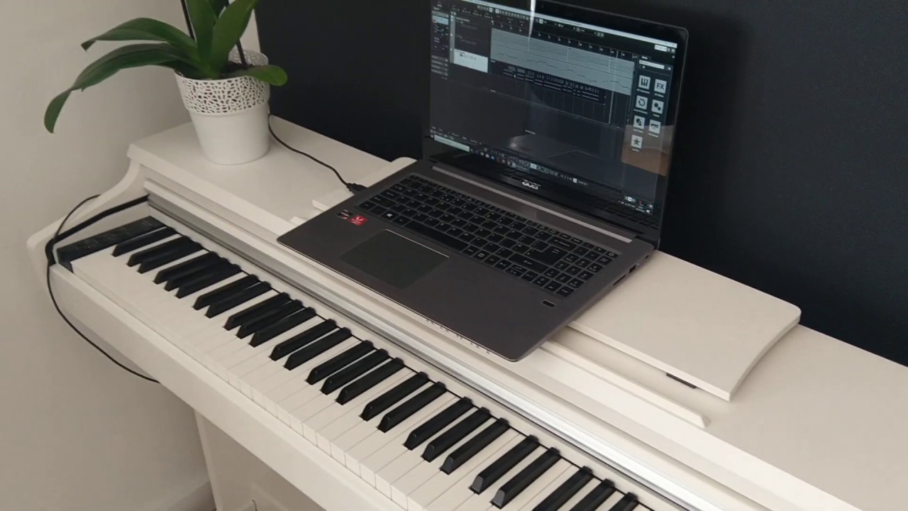 How To Connect A Piano Using USB Audio Cable To A Laptop