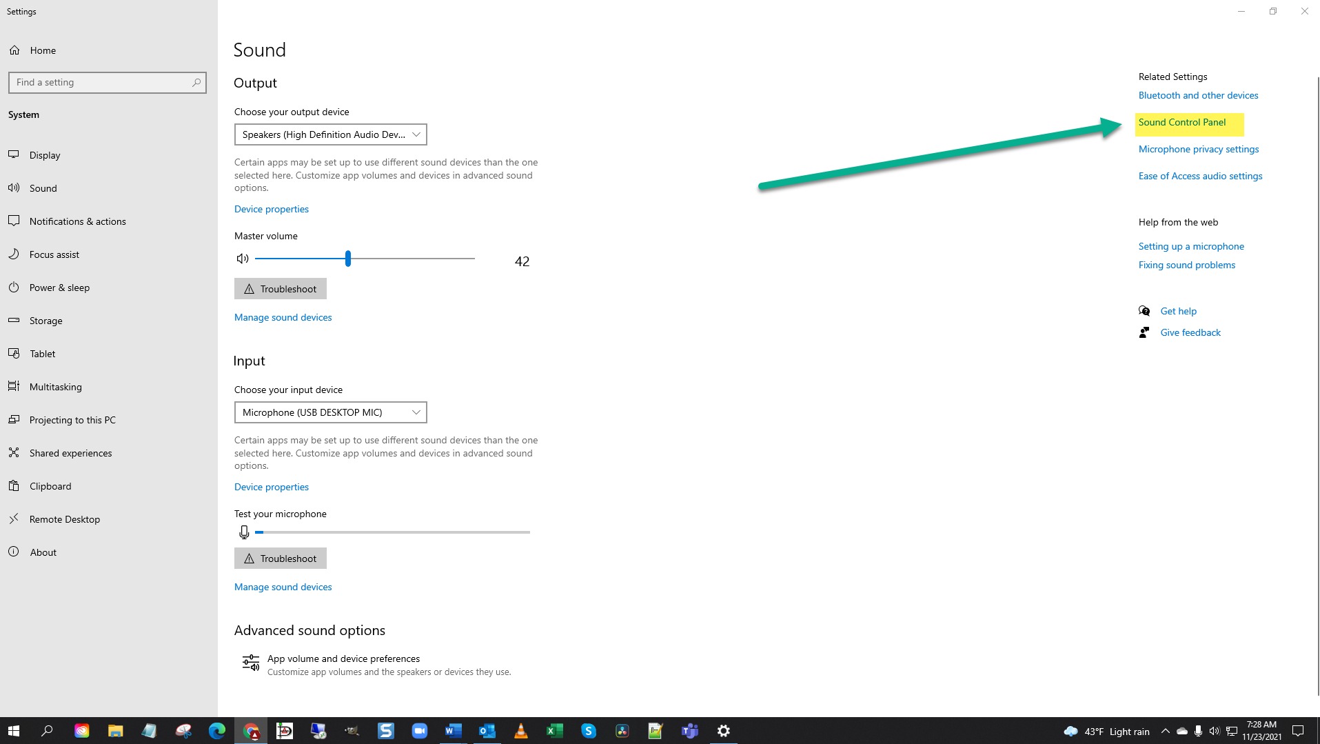 How To Give Playback Volume On Mic