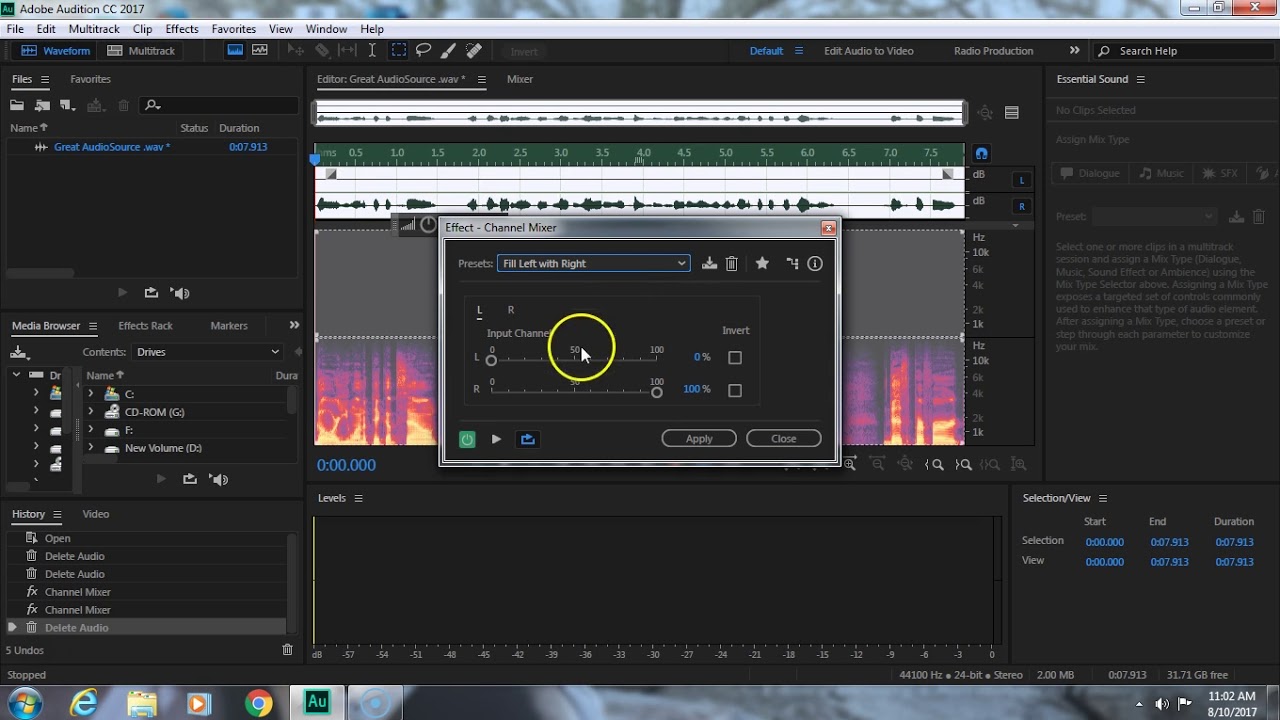 How To Make A Mono Track Stereo In Audition