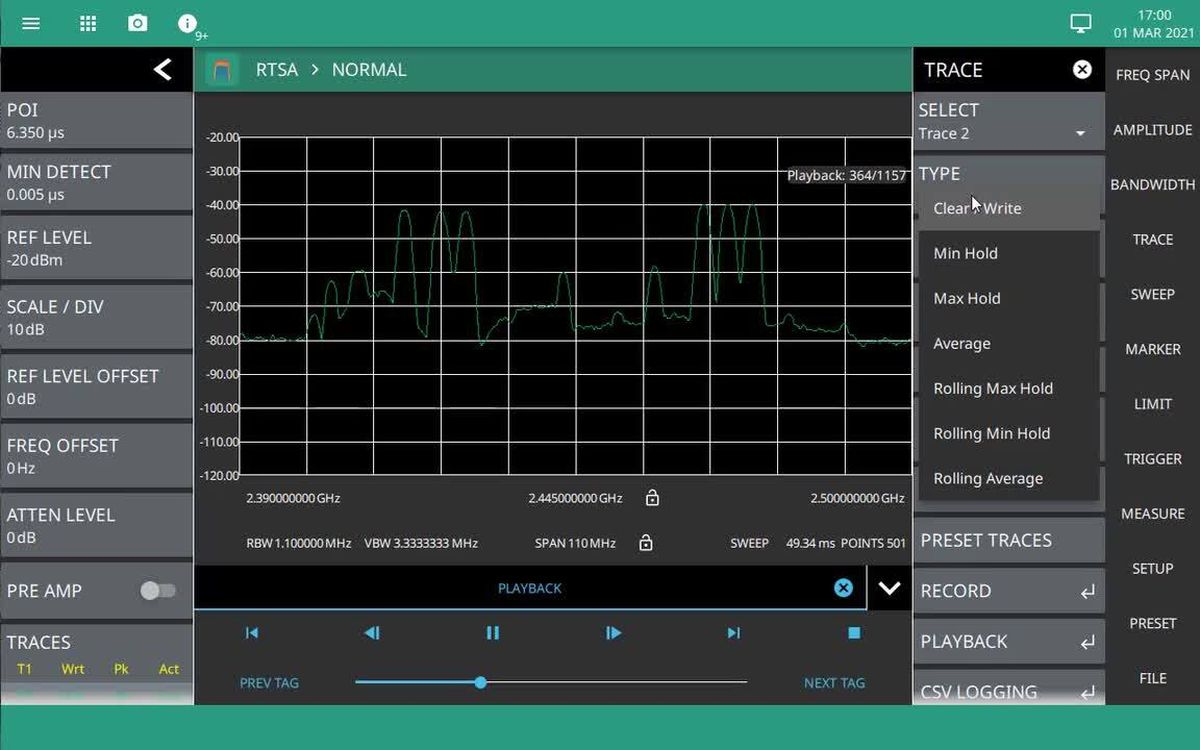 How To Playback Recording On Spectrum