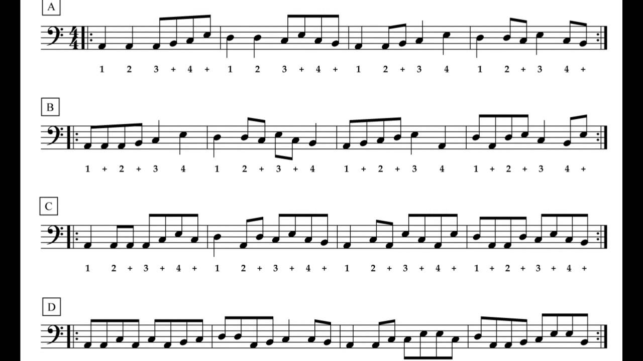 How To Read Bass Sheet Music