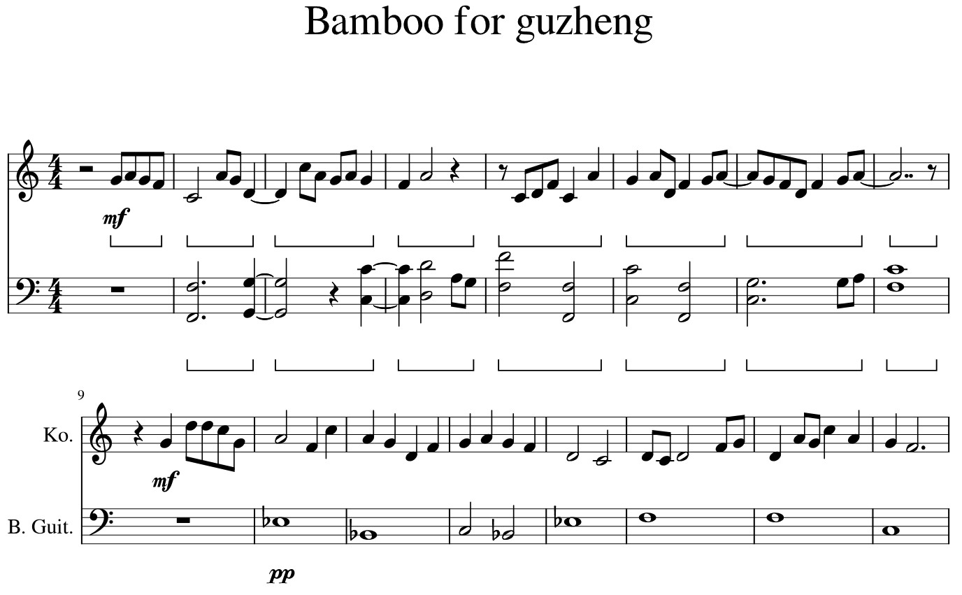 How To Read Guzheng Sheet Music
