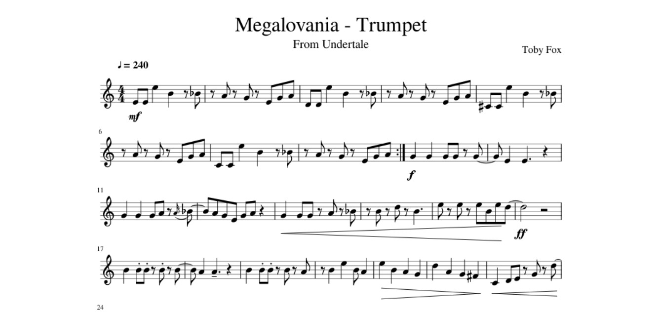 How To Read Sheet Music Trumpet