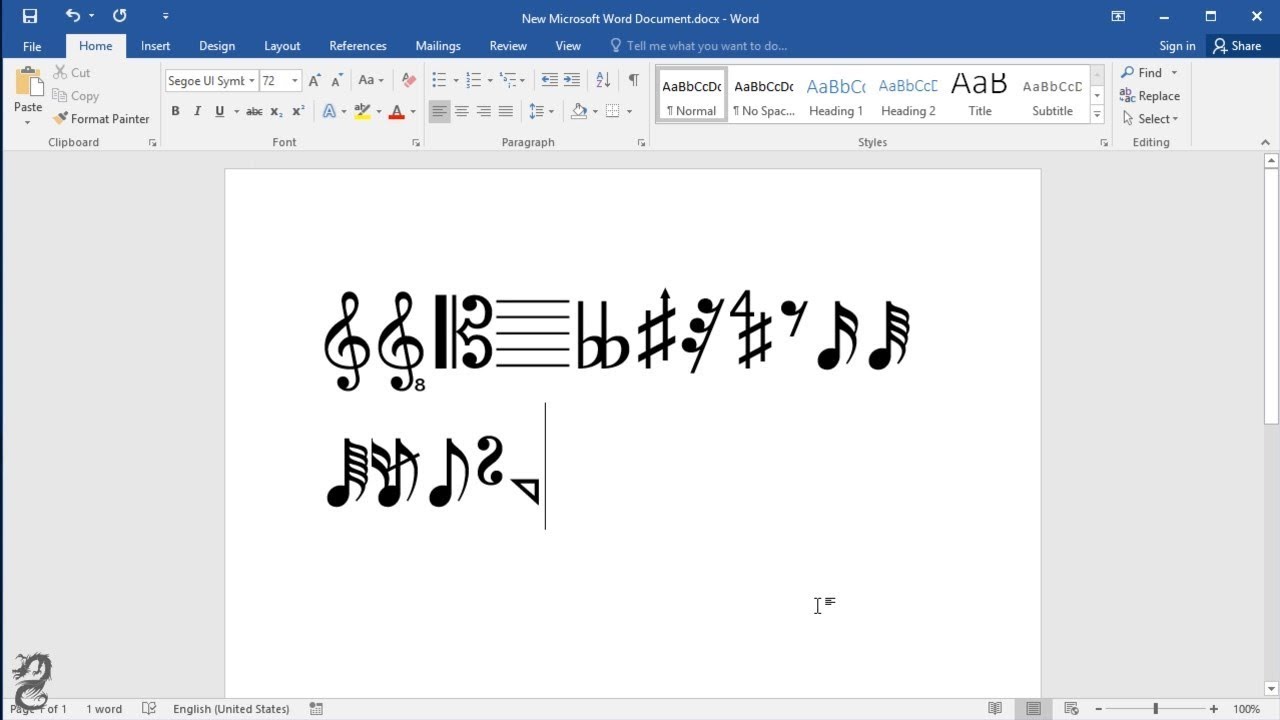 How To Type Music Note
