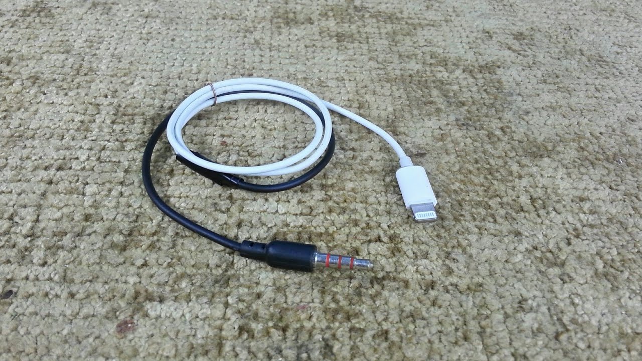 How To Wire Splice An IPhone Lightning Audio Cable