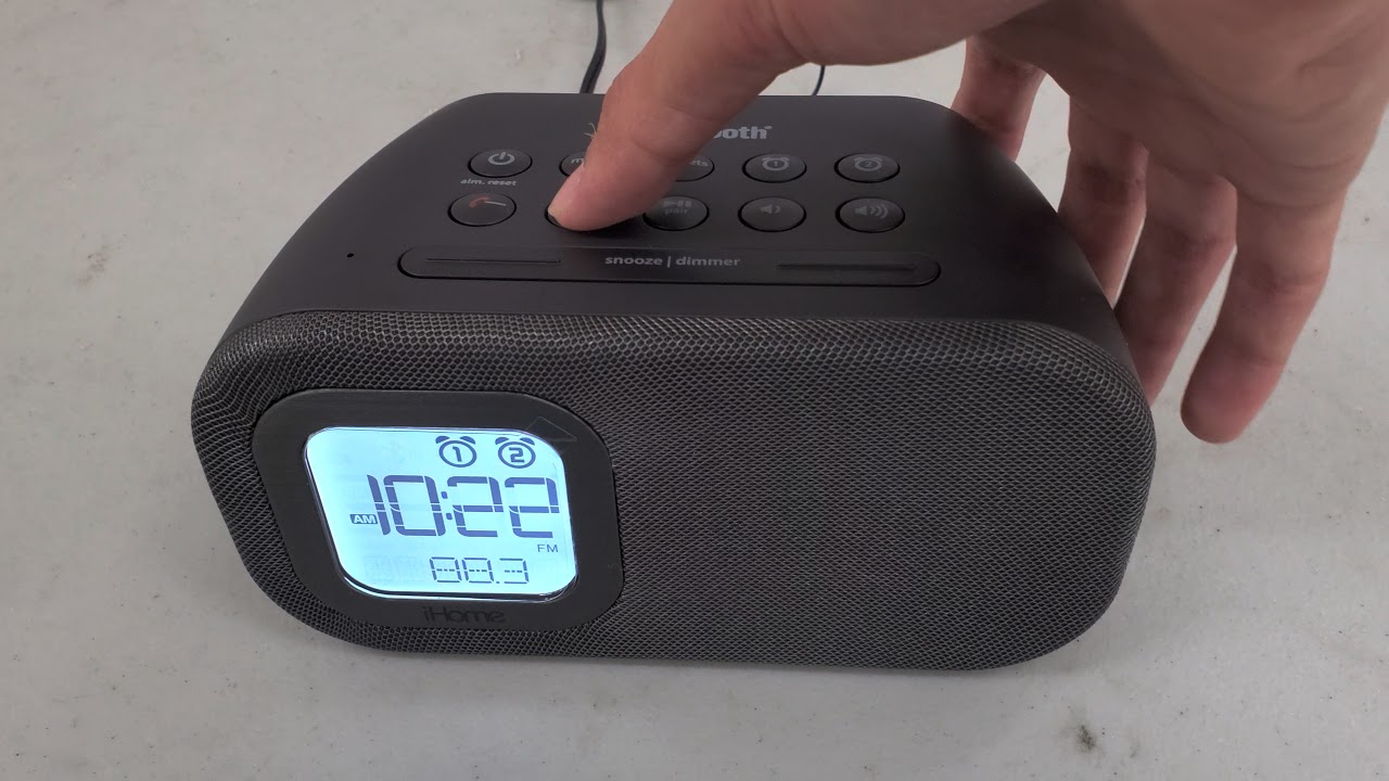 IHome Clock Radio: How To Set Time