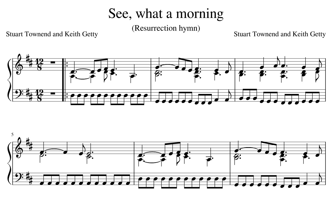 See What A Morning Sheet Music