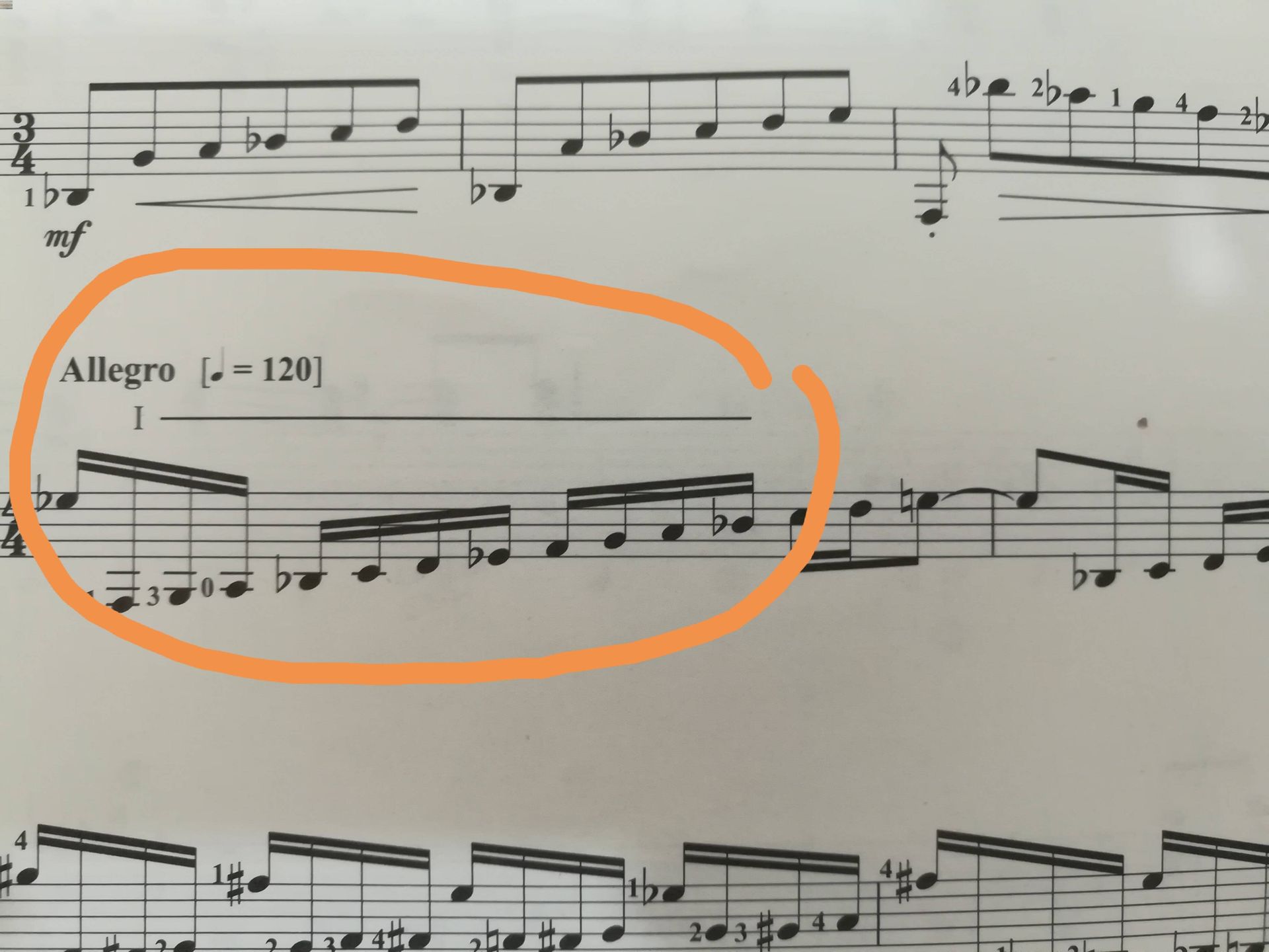 What Does A Line Over A Music Note Mean