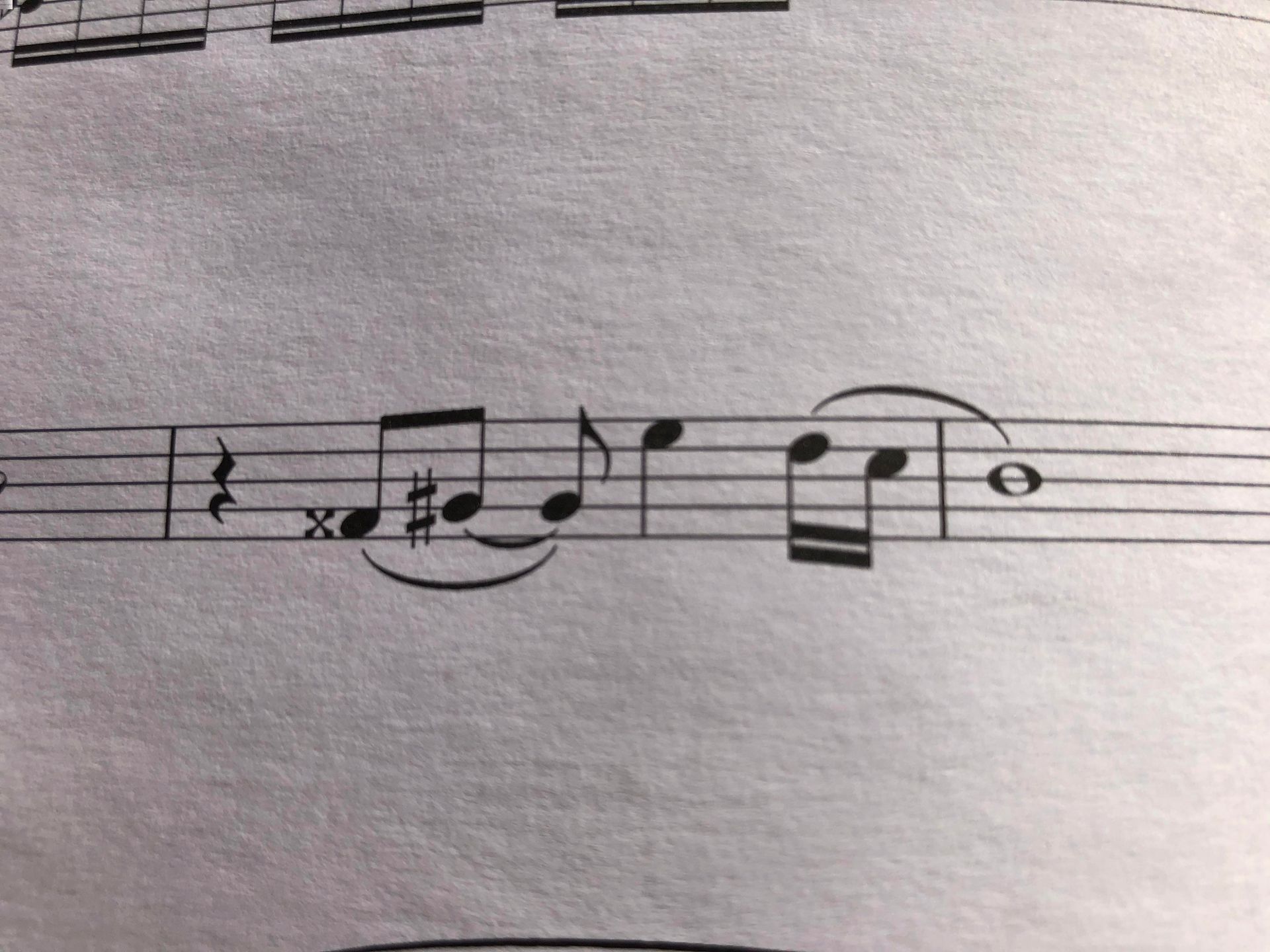 What Does An X Mean In Sheet Music