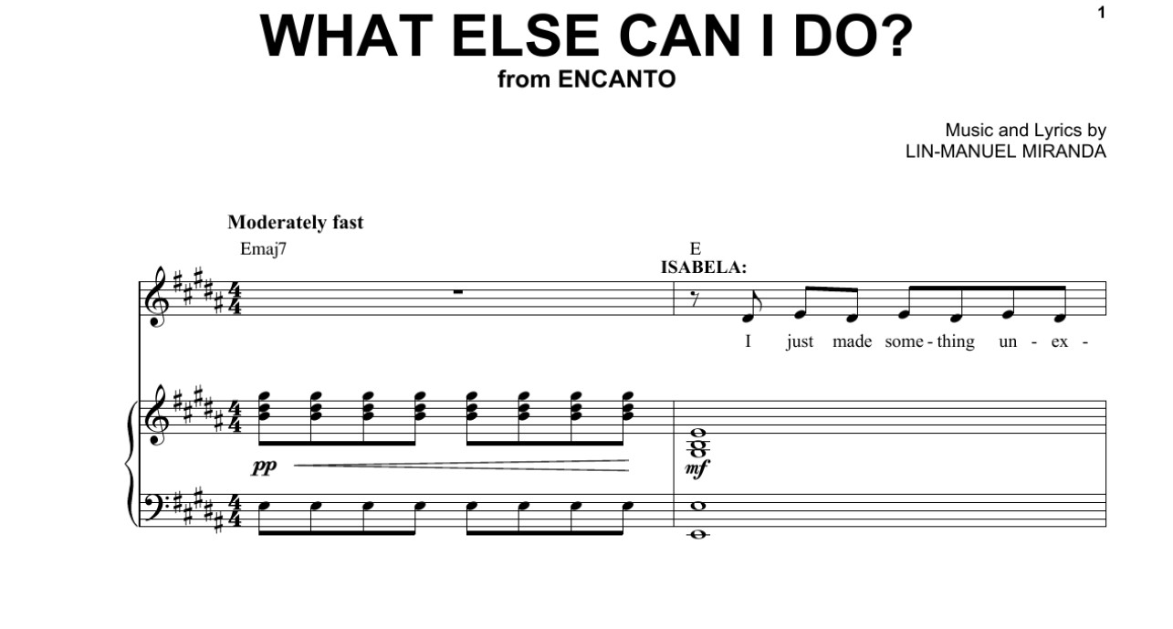 What Else Can I Do Piano Sheet Music
