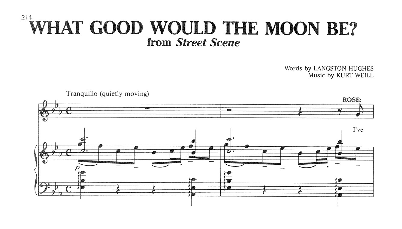 What Good Would The Moon Be Sheet Music Free