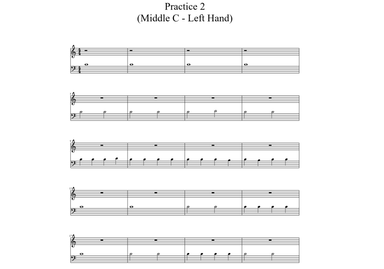 Where Is Middle C On Sheet Music