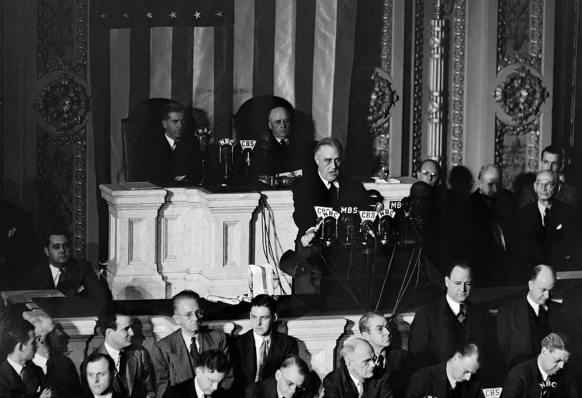Which President Delivered The First Presidential Address On Radio 94 Years Ago Today?