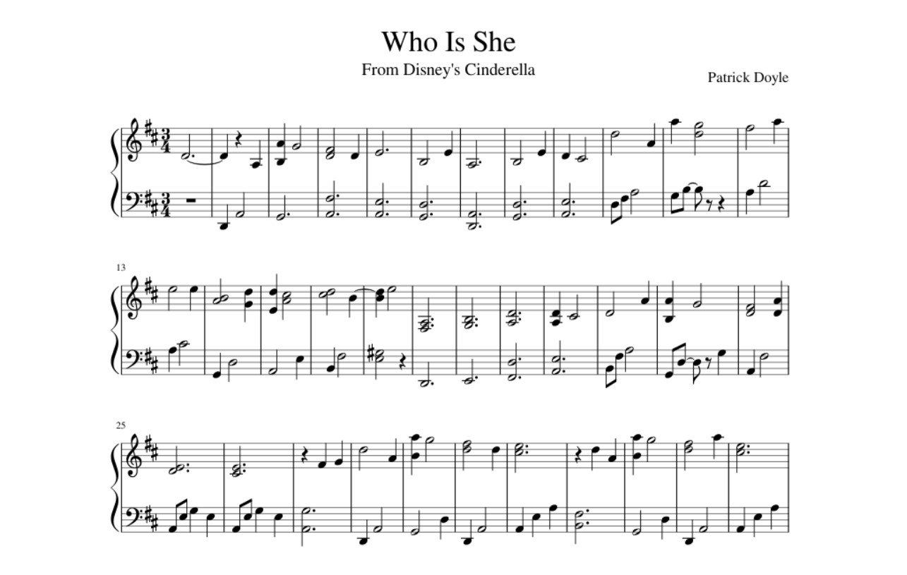 Who Is She Sheet Music