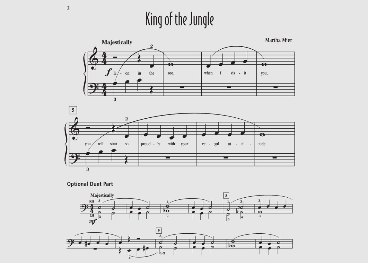 Who Is The King Of The Jungle Sheet Music