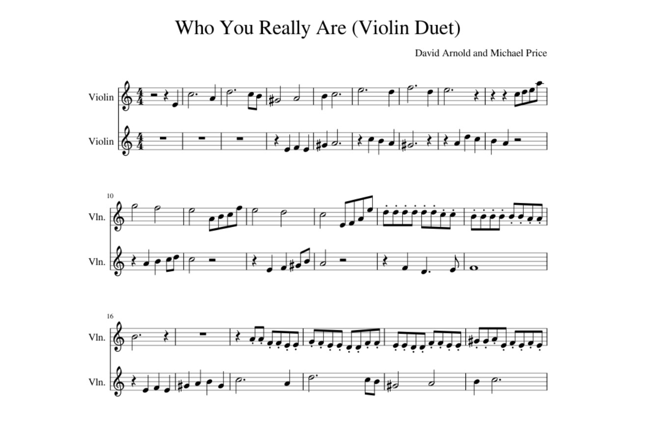 Who You Really Are Sheet Music