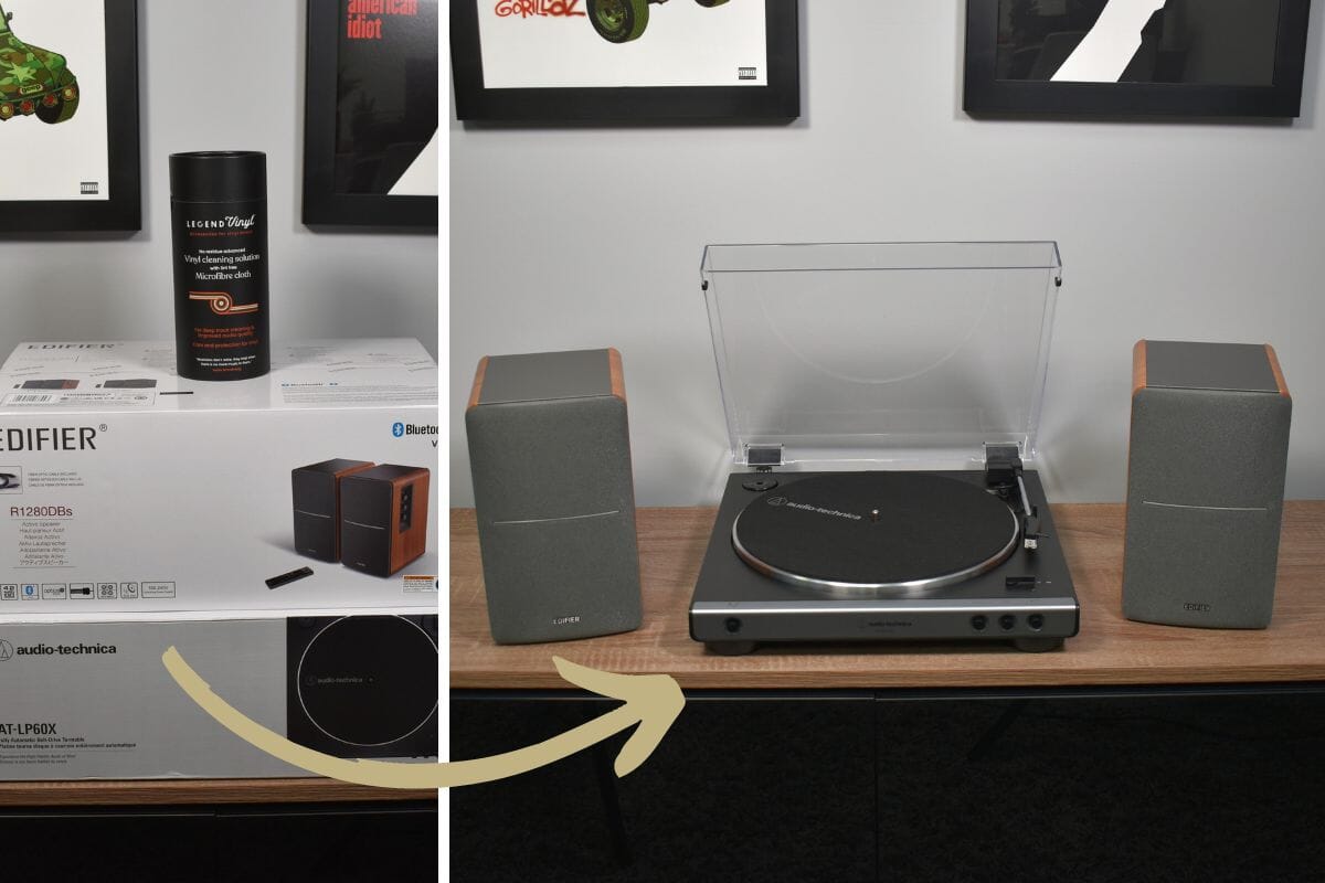 How To Set Up A Turntable With Speaker Wire