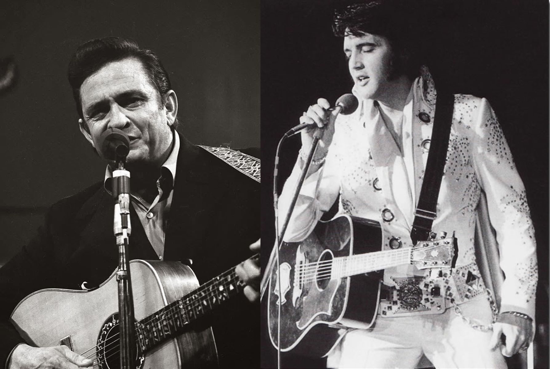 Which Record Label Were Elvis And Johnny Cash Signed With?