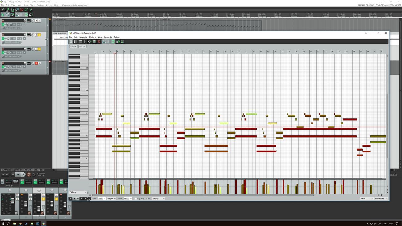 How To Build MIDI Track In Reaper