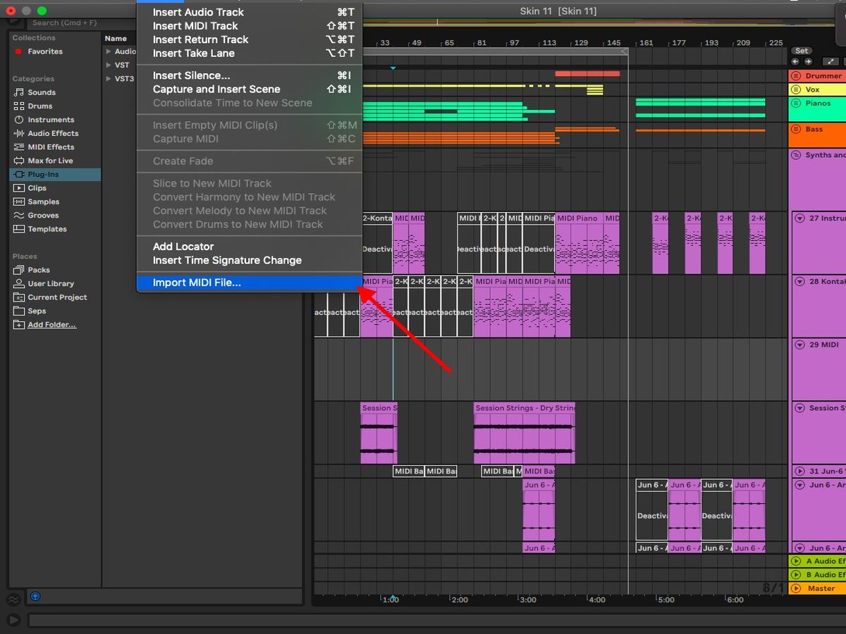 How To Import MIDI Into Ableton