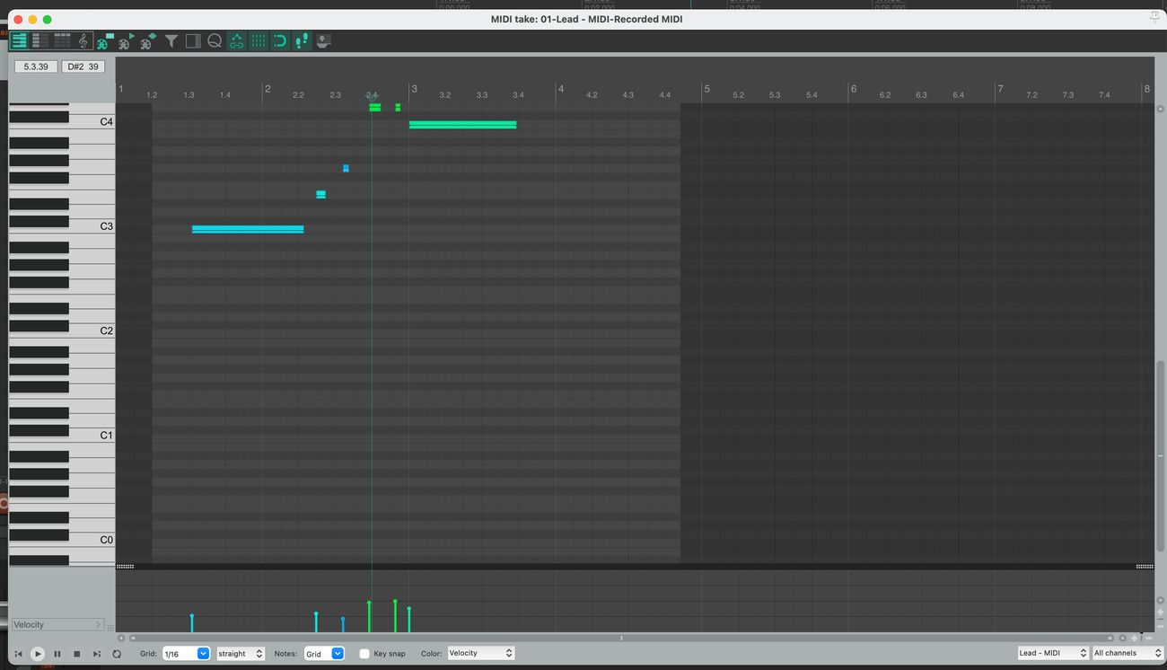 How To Record MIDI In Reaper