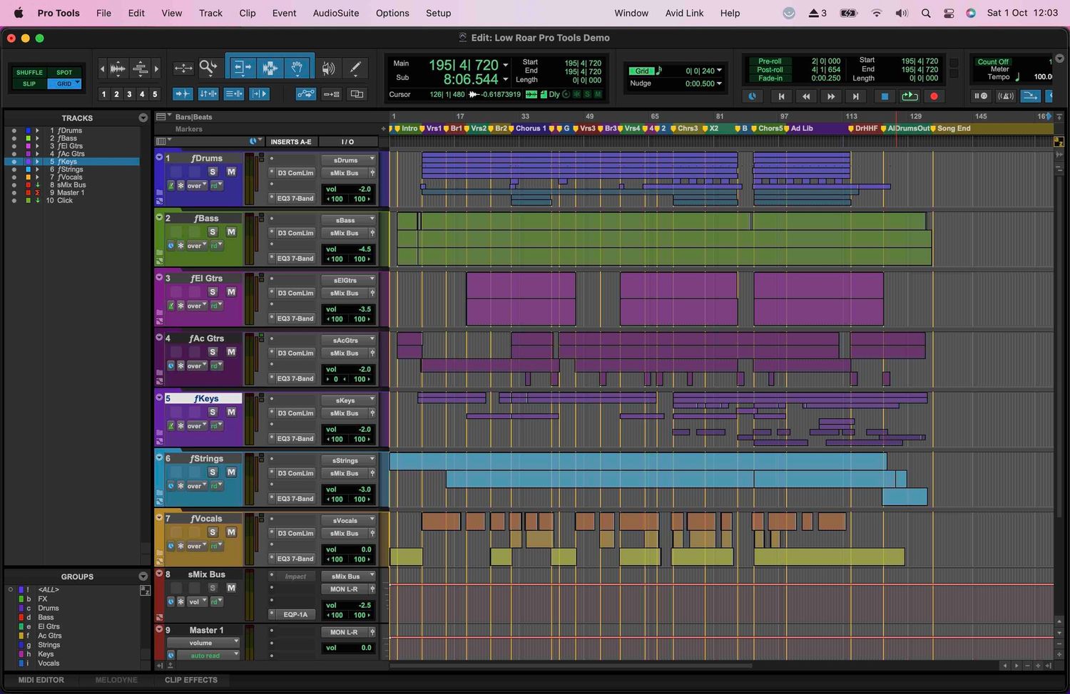 How To Record MIDI Tracks Into Aux Tracks In Pro Tools 8LE