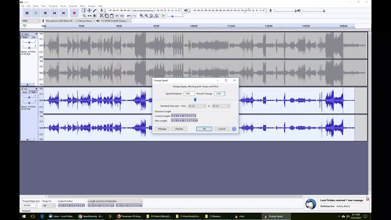 How To Sound Like A Choir In Audacity