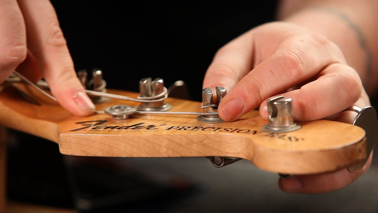 How To String A Bass Guitar