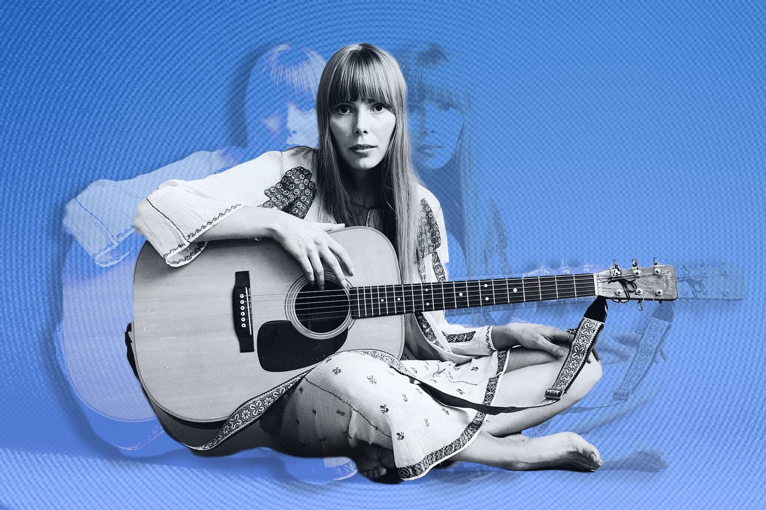 What Instruments Does Singer/Songwriter Joni Mitchell Feature On Her 1971 Album “Blue”?