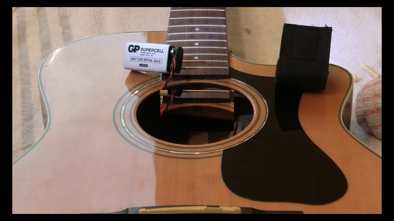 How To Change The Battery In An Acoustic-Electric Guitar