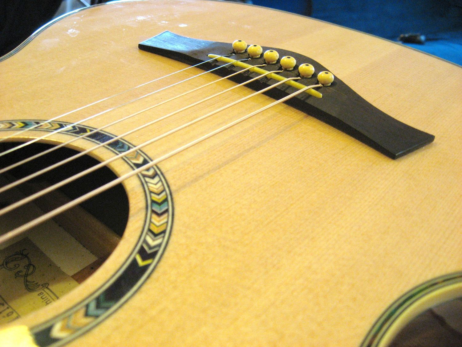 How To Install A Bridge On An Acoustic Guitar