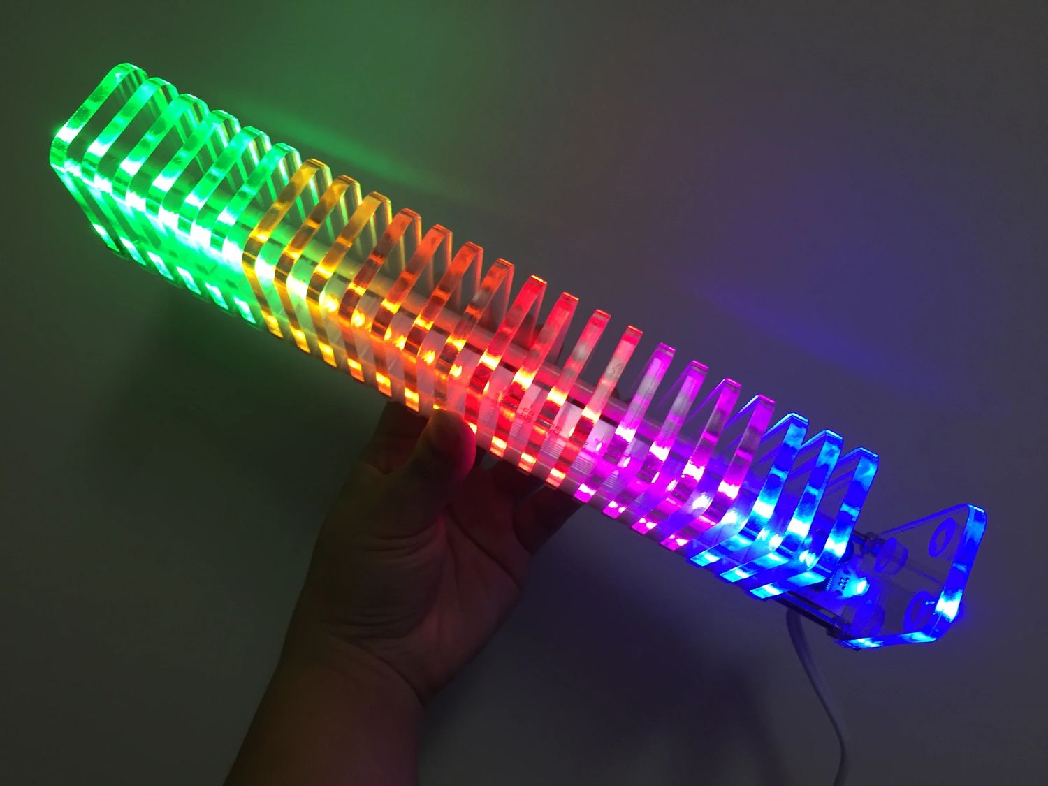 How To Make A 7-Band Digital Music Spectrum Analyzer With LED Strips