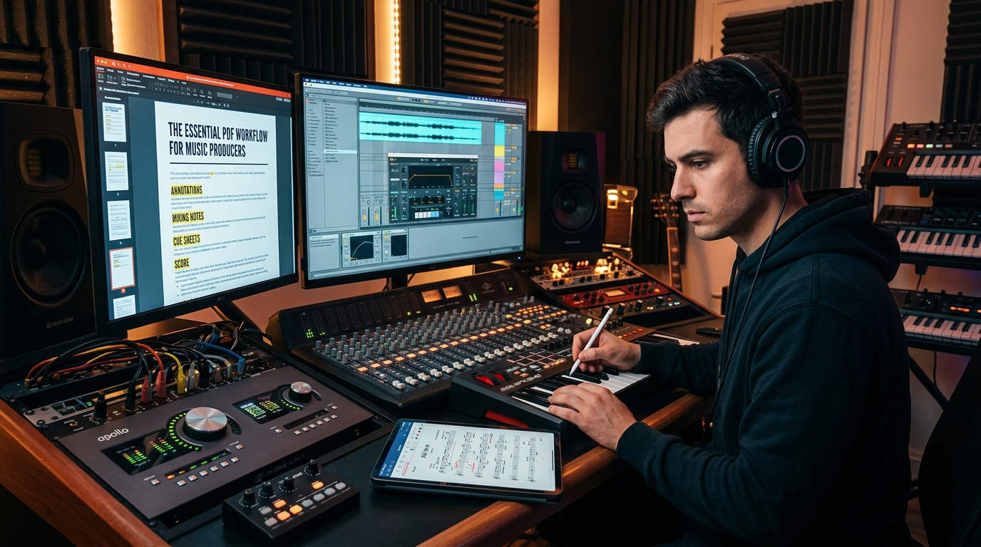 The PDF Workflow Every Serious Music Producer Should Know About
