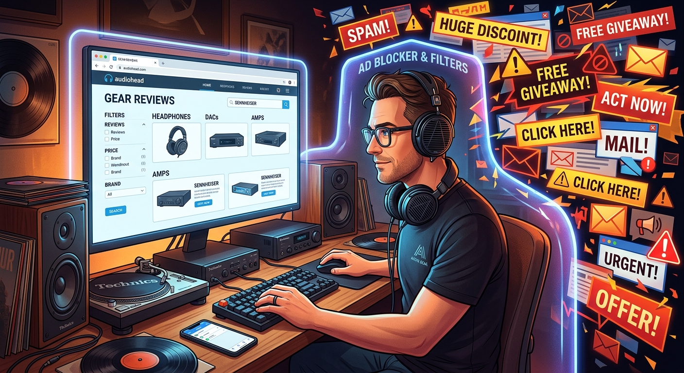 How Audiophiles Browse Gear Sites Without Getting Buried in Spam