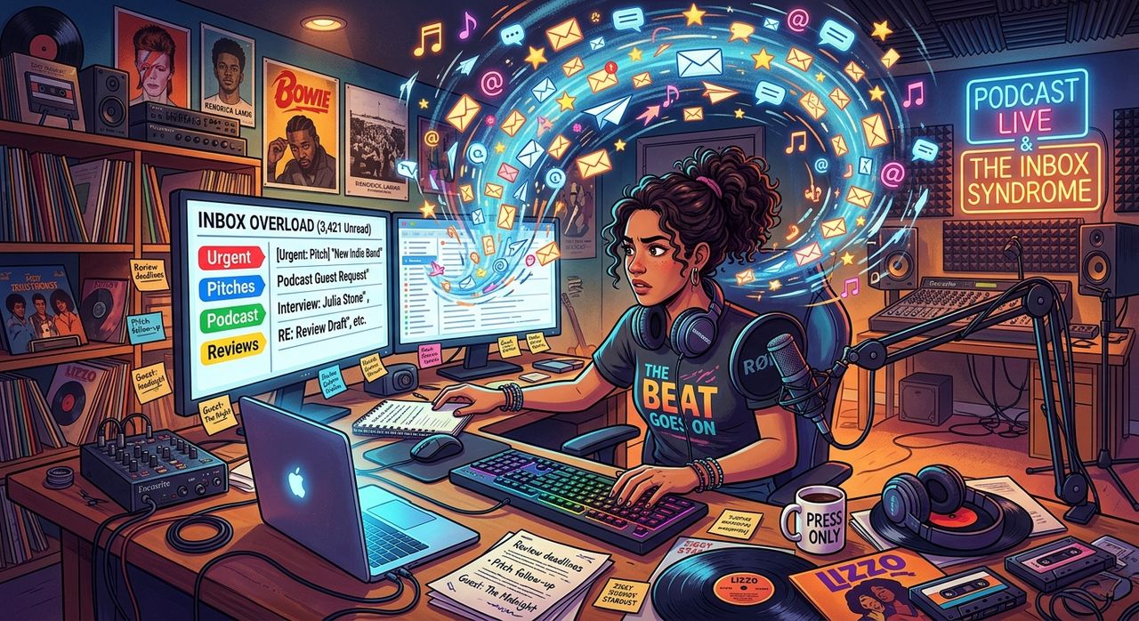 How Music Journalists and Podcast Hosts Handle Their Inbox Overload