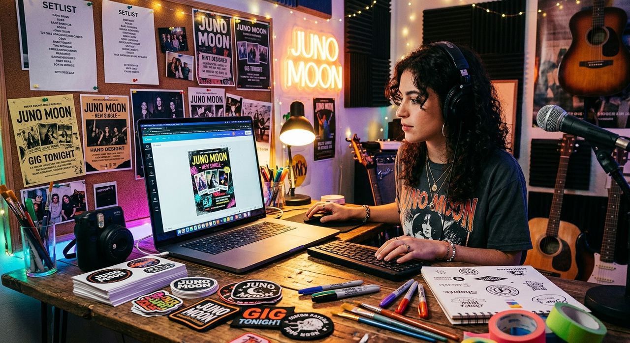 Low-Budget Visual Branding Tools Indie Musicians Are Actually Using